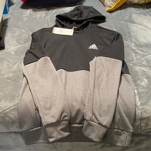 Black and grey hoodie